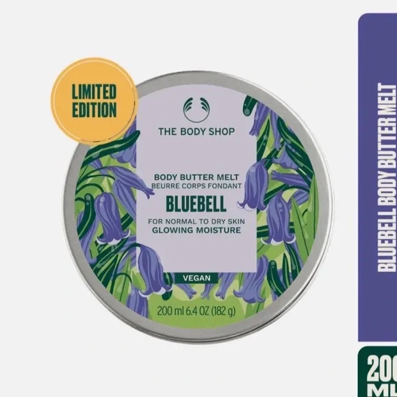 Limited Edition The Body Shop Bluebell Body Butter Melt 200ml - Picture 3 of 4
